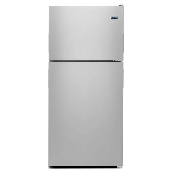 Maytag 33-Inch Wide Top Freezer Refrigerator with PowerCold Feature- 21 Cu. Ft. MRT311FFFZ - Fingerprint Resistant Stainless Steel