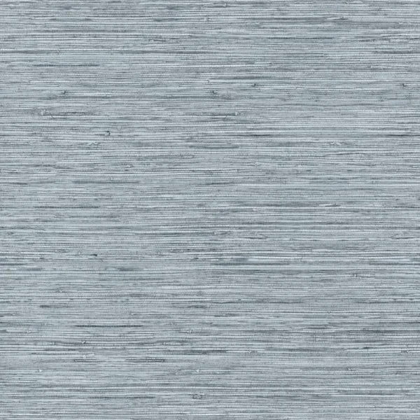Roommates Grasscloth Peel and Stick Wallpaper, 20.5 inches wide x 16.5 feet, Blue / Grey