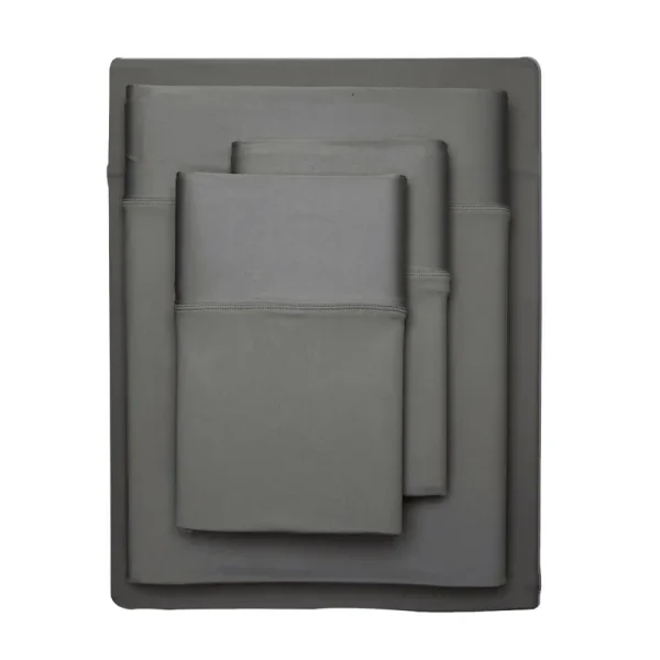 Sheex Elevated Performance Sheets, 2 Pillowcases, King/California King, Graphite