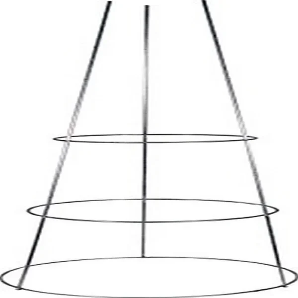 Glamos Galvanized Wire Tomato Cage, Grey
