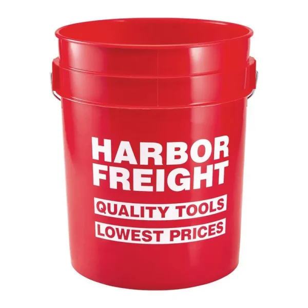 Hft Harbor Freight Tools Bucket, Red
