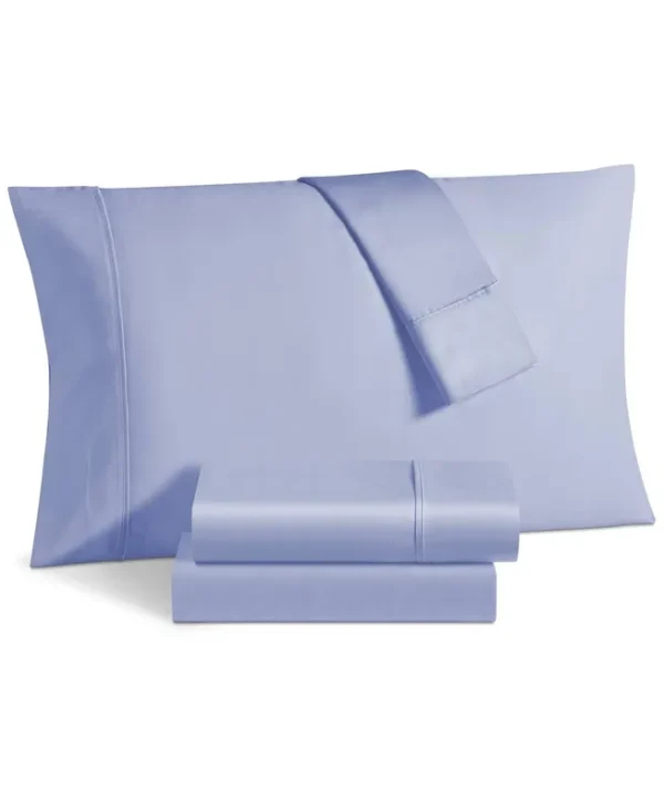 Wellbeing Silvadur 1000-Thread-Count CVC 6-Piece Queen Sheet Set, Blue
