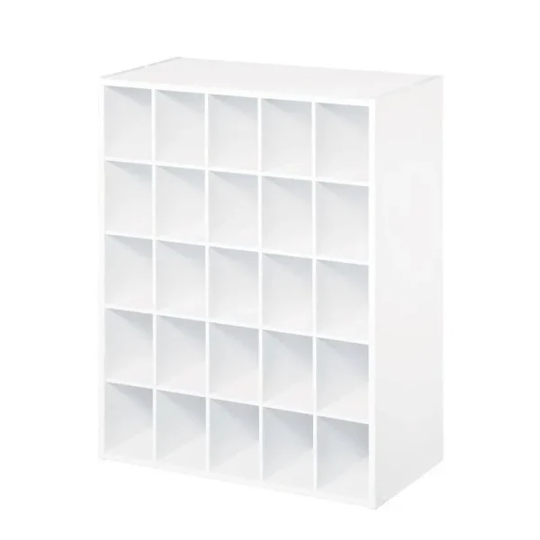 ClosetMaid 25-Compartment Shoe Rack, White