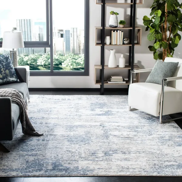 Safavieh Amelia ALA700 10' x 14' Area Rug - Ivory, Blue