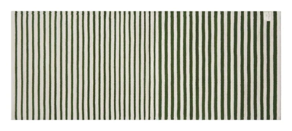 Ojai Pine | Green Cotton Bath Rug | Quiet Town 56" x 22"