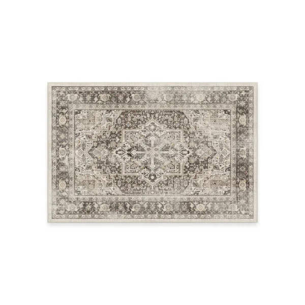 Ruggable Kamran Washable Vintage Persian Area Rug - Hazel 2'x3' (Standard Pad)