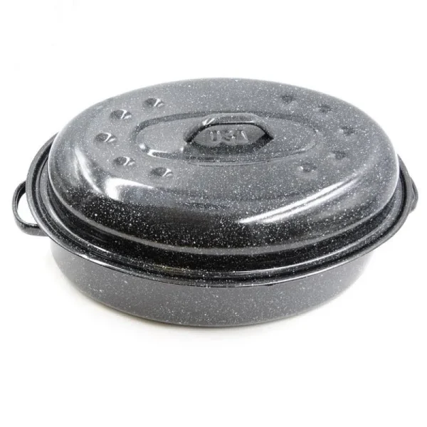 Granite Ware 18-inch Covered Oval Roaster