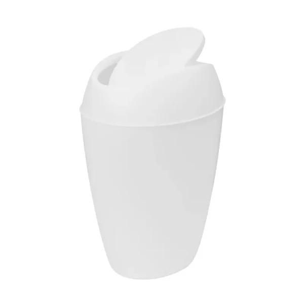 Umbra 9L Twirla Trash Can - Metallic White