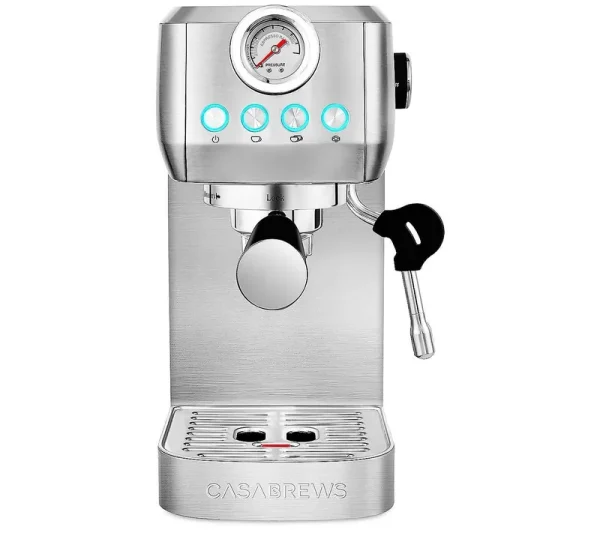 Casabrews 20 Bar Espresso Machine with Milk Frother ,Silver