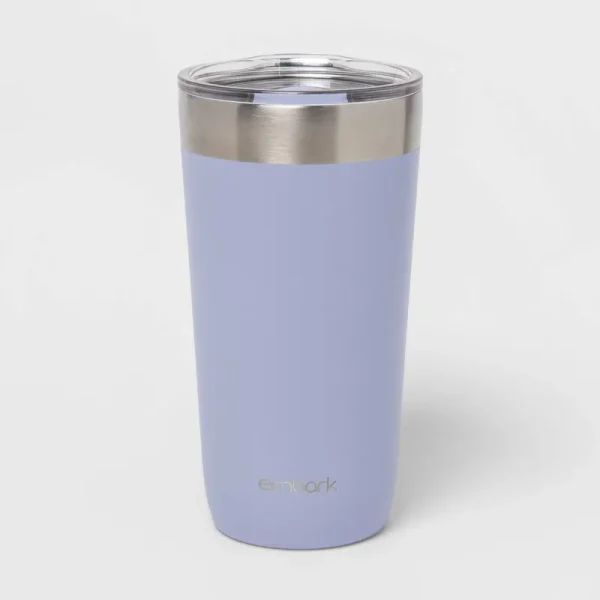 20oz Stainless Steel Lidded Tumbler Lilac - Embark