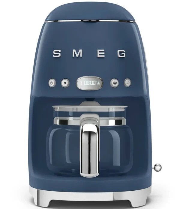 Smeg 50's Retro Style 10 Cup Drip Filter Coffee Machine Navy