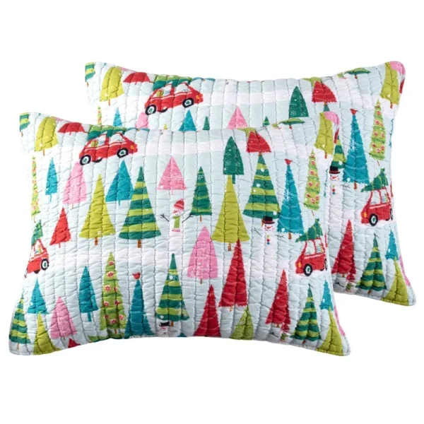 King Merry & Bright Holly Jolly Sham Set of 2 - by Levtex Home