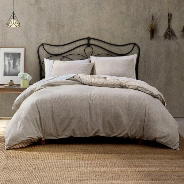 Brielle Home Callan Comforter Set- Twin Oatmeal