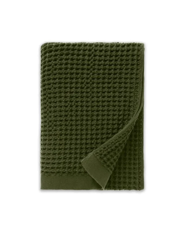 Onsen Waffle Bath Towel, Forest