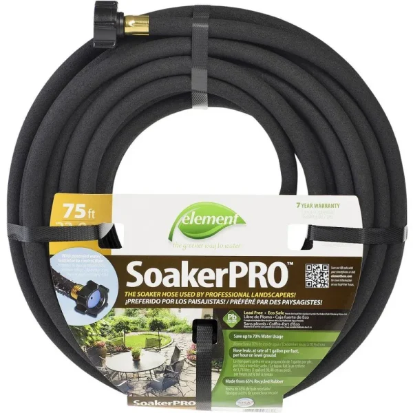 Lowe's 3/8-in x 75-ft-Duty Kink Free Rubber Black Soaker Hose