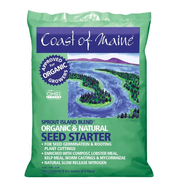 Coast of Maine Sprout Island Organic Seed Starter 8 Quarts