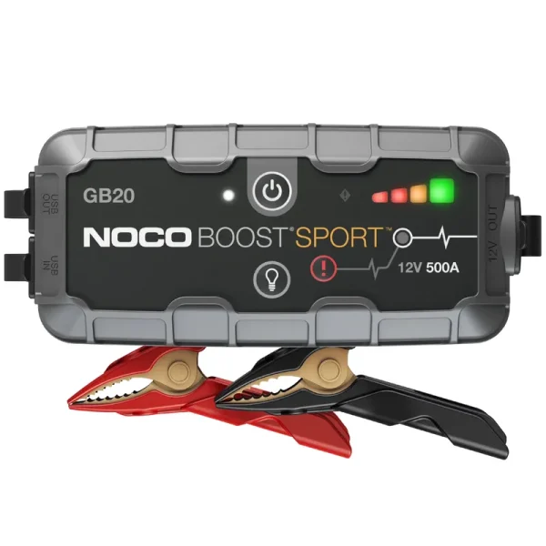 NOCO Boost Gb20: 500A 12V Ultrasafe Portable Lithium Jump Starter
