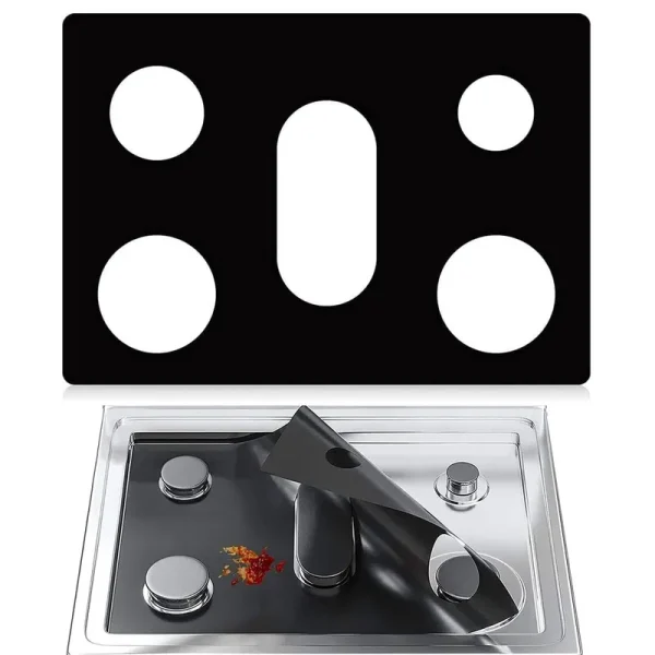 HOMPAY Stove Cover Stove Top Protector, Non-Stick Stove Liner Stove Gap Covers Stove Top Protectors for Samsung Gas Stove Burner Covers