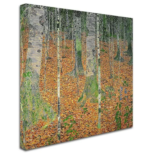 The Birch Wood Canvas Art by Gustav Klimt
