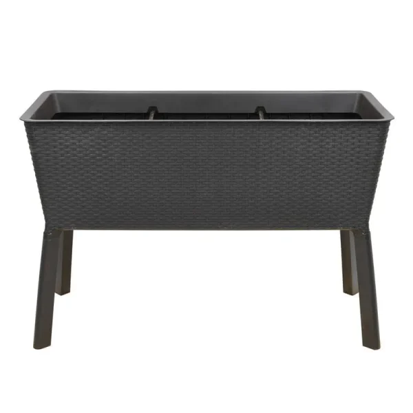 44.5 in. W x 15.25 in. H Easy Grow Elevated Resin Garden Bed Large