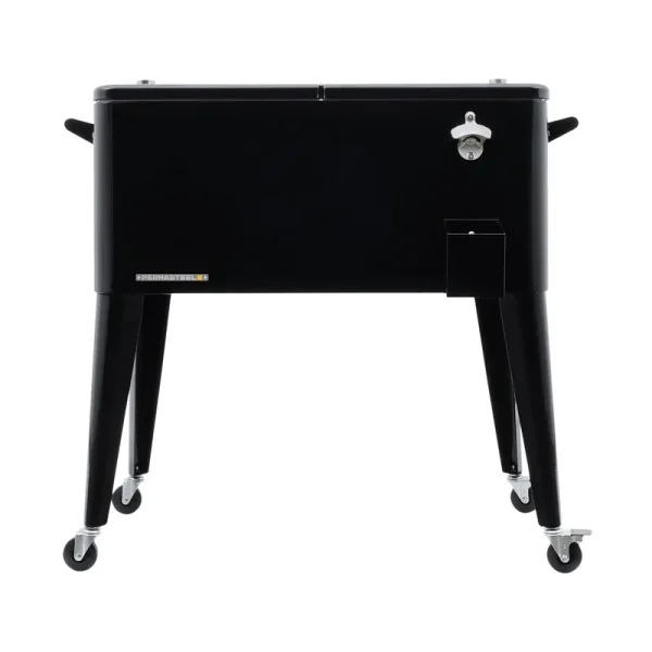 Permasteel 80 Qt. Patio Cooler - Black
