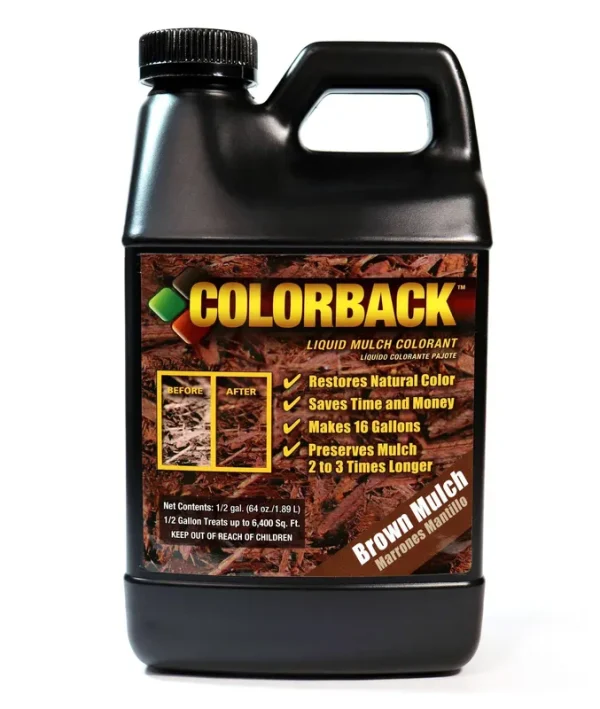 Colorback 192164 1/2 gal. Brown Mulch Color Covering Up to 6400 Sq. ft