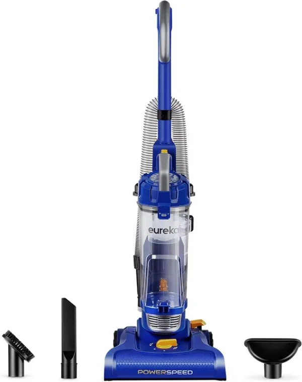 Eureka NEU182A PowerSpeed Bagless Upright Vacuum Cleaner, Lite, Blue