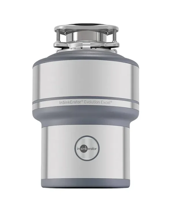 InSinkErator Evolution Excel Food Waste Kitchen Sink Garbage Disposal - 1 HP - Chrome