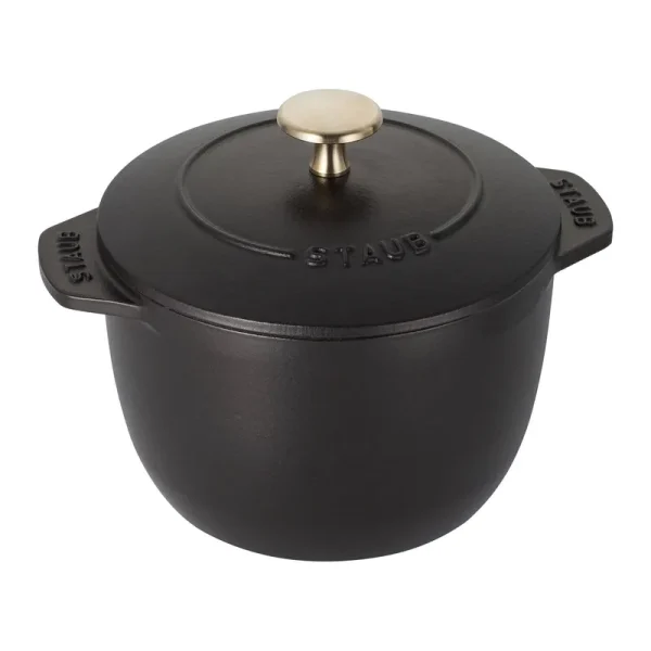 Staub Cast Iron 1.5-Quart Petite French Oven - Matte Black
