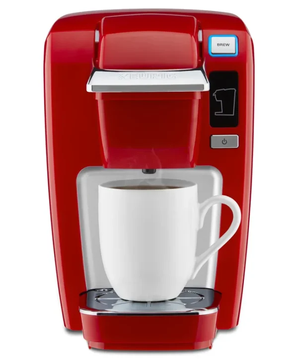 Keurig K - Mini K15 Single - Serve K - Cup Pod Coffee Maker, Chili Red