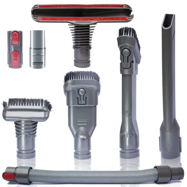 Flexible Extension Hose & Vacuum Attachments - Replacement Parts for Dyson V11 V10 V8 V7 V6 DC74 DC62 DC59 DC44 - Vacuum Cleaner Accessories Dusty
