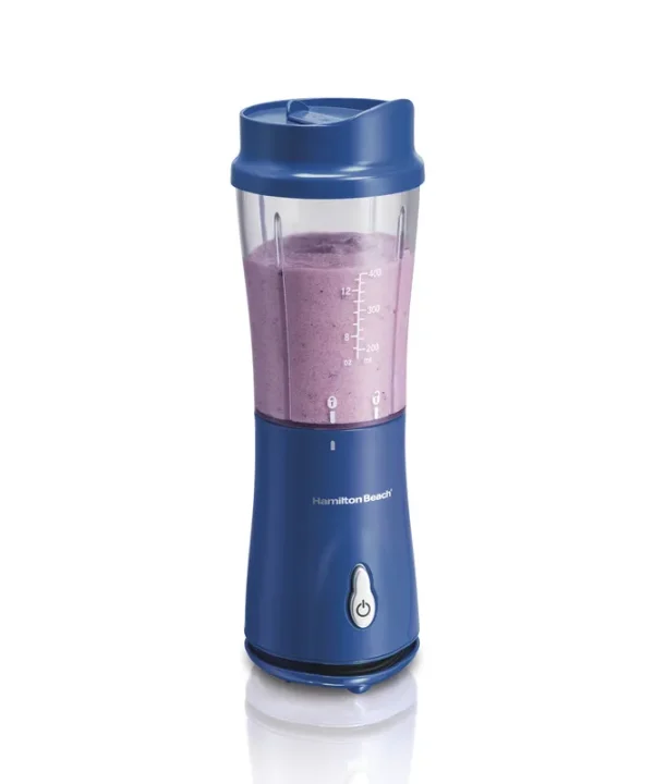Hamilton Beach Single-Serve Blender with Travel Lid - Blue