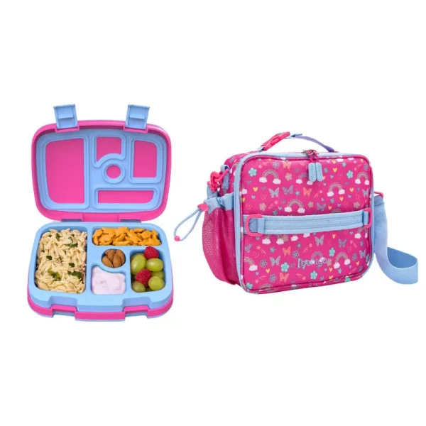 Bentgo Kids Prints Lunch Box & Bag Rainbows