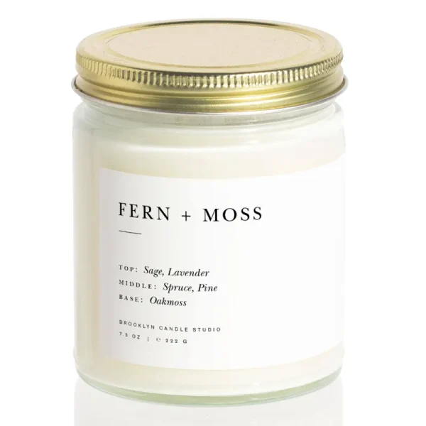 Brooklyn Candle Studio Minimalist Candle | Fern + Moss