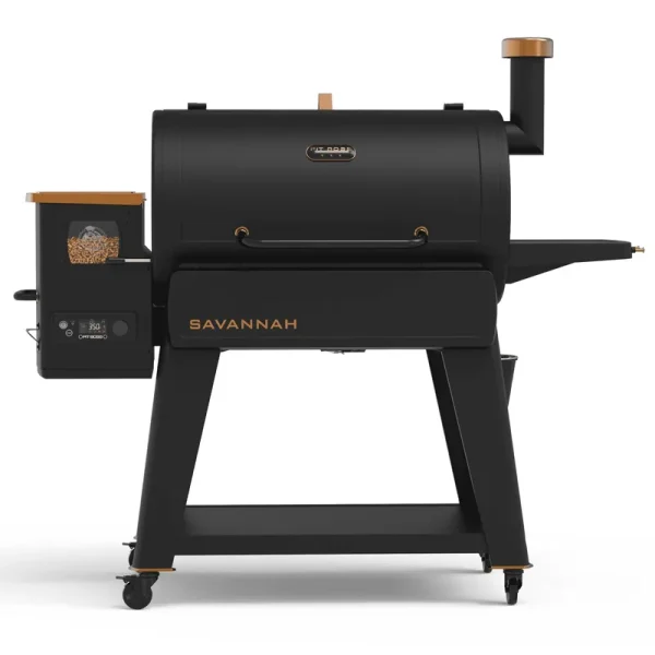Pit Boss Savannah 1500 Sq in Wood Fired Pellet Grill and Smoker Onyx Series