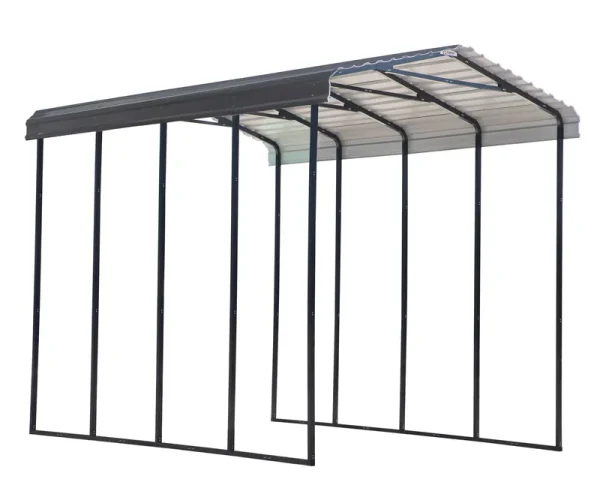 Arrow 14 x 20 x 14 ft. Carport, Charcoal