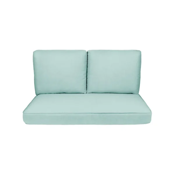Haven Way Universal Outdoor Deep Seat Loveseat Cushion Set, Size: 46 x 26, Green