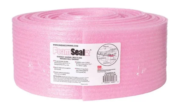 Owens Corning 2FS FormSealR 5.5 in. W x 50 ft. L 5 Ridged Sill Gasket