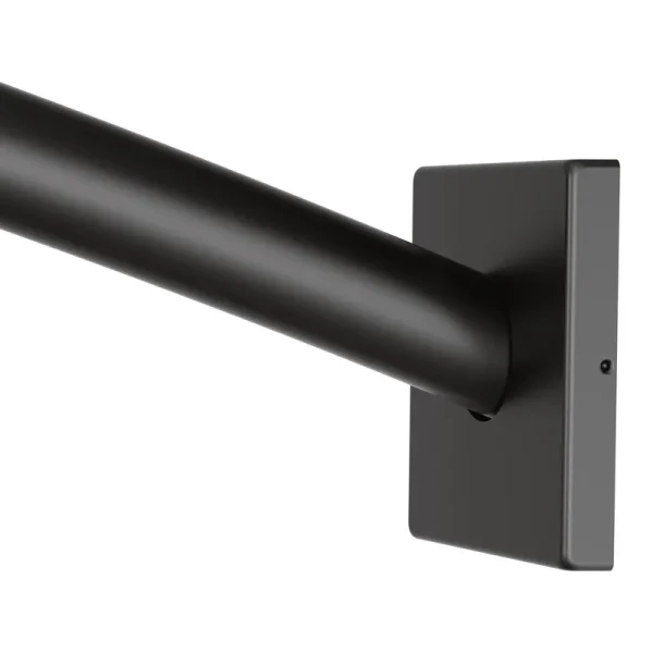 Moen CSR2167BL Triva 5' Curved Shower Rod - Matte Black