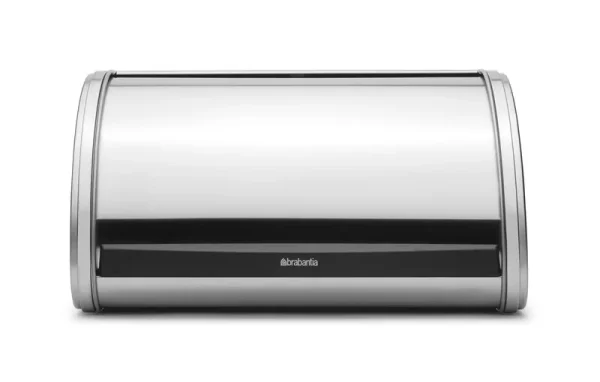 Brabantia Roll Top Bread Bin Bread Box, Matt Steel