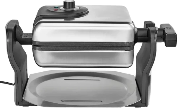 Bella - Pro Series 4-Slice Rotating Waffle Maker - Stainless Steel