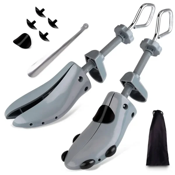 Topsome Shoe Stretcher Men 4-Way Shoe Expander Widener for Wide Feet Shoe Tree Shaper, Gray, US 9.5-13