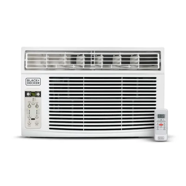 BLACK+DECKER BD12WT6 12,000 BTU Window Air Conditioner with Remote in White