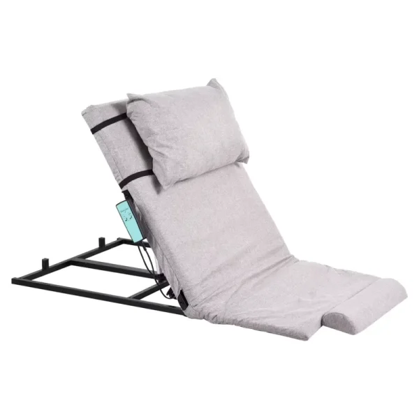 Adjustable Power Lifting Bed Backrest for Elderly Patient Injured, Sit - up Back Rest Chair for Neck Lumbar Back Support, Electric Lifting Backrest for Bed (Gray)