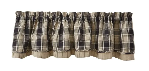 Park Designs Soapstone Lined Layered Valance