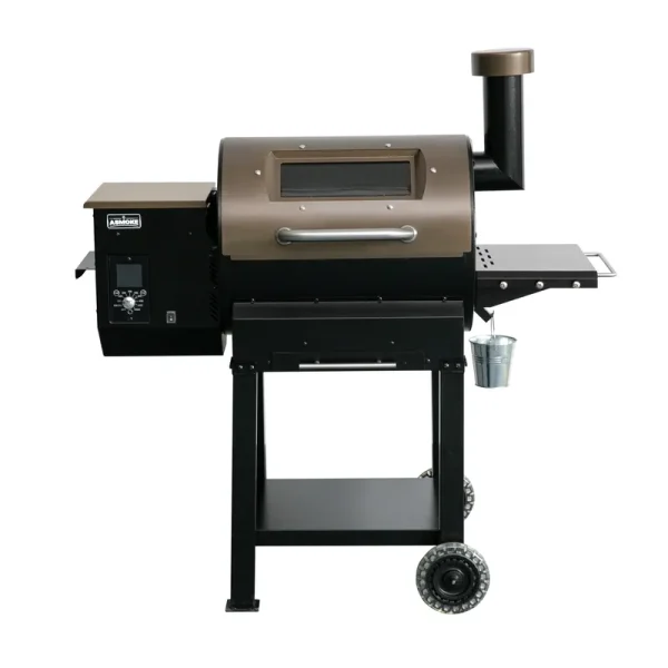 ASMOKE Skylights AS550P Wood Pellet Grill Smoker 515 Sq. in. ASCA Patented System, Bronze