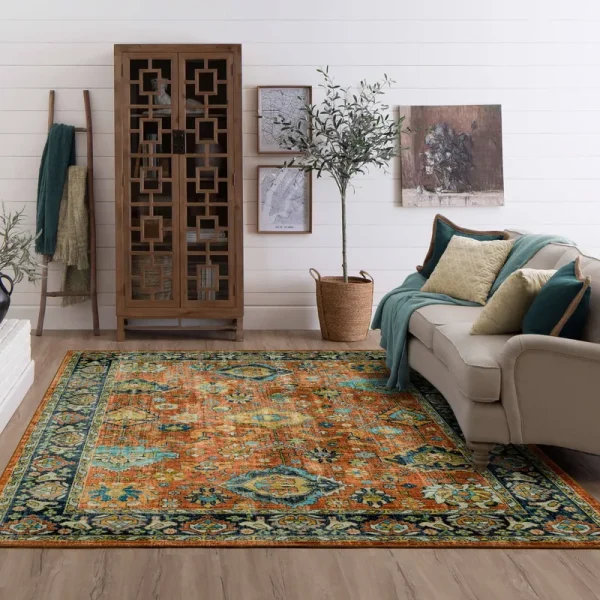 Karastan Kaleidoscope Nerissa 10' x 14' Area Rug - Red