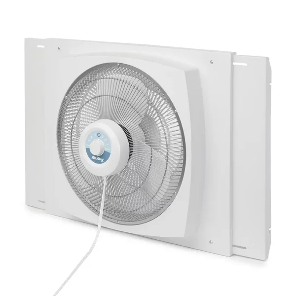 Air King Storm Guard 16" 3 - Speed 1/16 HP Plastic Blade Ball Bearing Window Fan