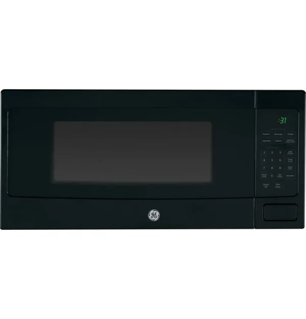GE PEM31DFBB Profile 1.1 Cu. ft. Black Countertop Microwave