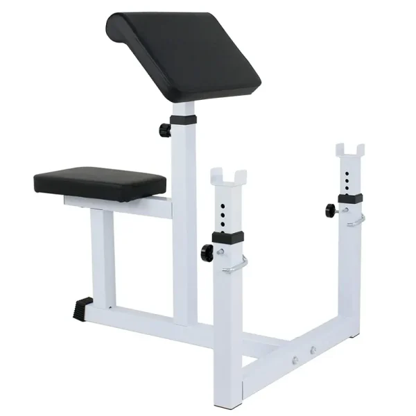ZENSTYLE Arm Curl Weight Bench Seated Preacher Isolated Dumbbell Biceps 550 lb Arm Rest Adjustable